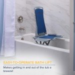 Drive Medical Whisper Bath Lift Chair - Blue