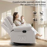 360 Swivel Rocker Recliner Chair for Small Spaces