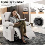 360 Swivel Rocker Recliner Chair for Small Spaces