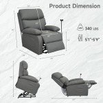 Electric Lift Recliner Chair for Elderly Users