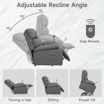 Electric Lift Recliner Chair for Elderly Users
