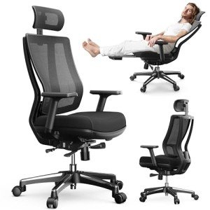 OdinErgo Adjustable Lift Chair with Lumbar Support