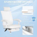 Misolant Ergonomic Lift Chair with Footrest and Lumbar Support