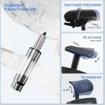 OdinErgo Adjustable Lift Chair with Lumbar Support