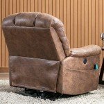 CANMOV Large Power Lift Recliner with Massage and Heat