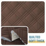 Waterproof Non-Slip Recliner Chair Cover - Brown/Beige