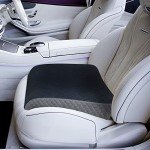 Extra Large Memory Foam Seat Cushion with Velvet Cover