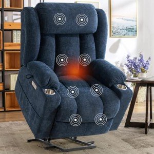 Oversized Power Lift Recliner Chair with Massage