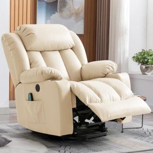 RESTREAL Electric Lift Recliner Chair with Massage & Heat