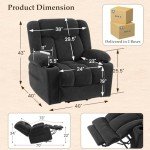 Large Power Lift Chair with Massage and Heat