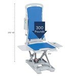 Drive Medical Whisper Bath Lift Chair - Blue