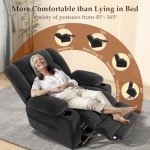 Large Power Lift Chair with Massage and Heat