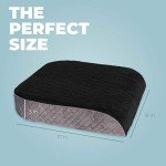 Extra Large Memory Foam Seat Cushion with Velvet Cover
