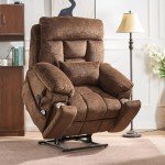 Oversized Power Lift Recliner with Heat & Massage