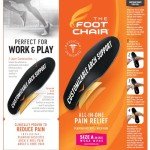 Adjustable Orthotic FootChair for Pain Relief