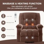 BOSMILLER Heated Massage Power Lift Recliner Chair
