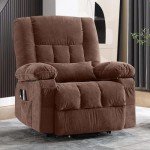 BOSMILLER Heated Massage Power Lift Recliner Chair
