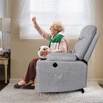 CDCASA Heated Power Lift Recliner for Seniors