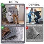 CDCASA Heated Power Lift Recliner for Seniors