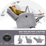 CDCASA Heated Power Lift Recliner for Seniors