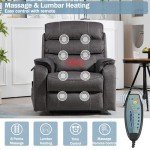 Lift Recliner Chair with Massage and USB Ports