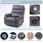 Lift Recliner Chair with Massage and USB Ports