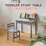 Bamboo Lift-Top Kids Desk and Chair Set