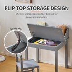 Bamboo Lift-Top Kids Desk and Chair Set