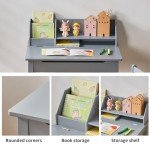Bamboo Lift-Top Kids Desk and Chair Set