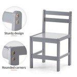 Bamboo Lift-Top Kids Desk and Chair Set