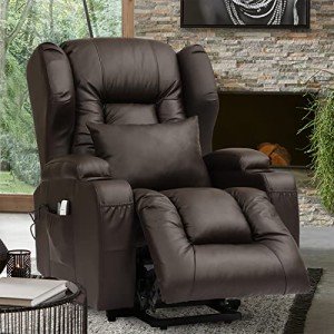 Big Lift Recliner Chair with Massage & Heat