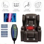 Big Lift Recliner Chair with Massage & Heat