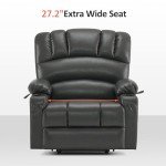 MCombo Large Power Lift Recliner with Massage & Heat