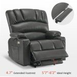 MCombo Large Power Lift Recliner with Massage & Heat