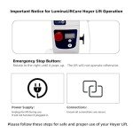 LuminaLiftCure Electric Patient Transfer Lift 500lb