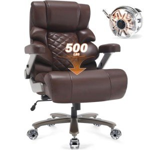 VUZI Big & Tall Executive Office Chair with Lumbar Support