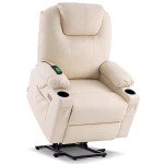 MCombo Large Dual Motor Power Lift Recliner Sofa
