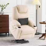 MCombo Large Dual Motor Power Lift Recliner Sofa