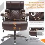 VUZI Big & Tall Executive Office Chair with Lumbar Support