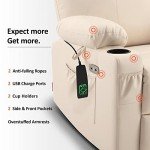 MCombo Large Dual Motor Power Lift Recliner Sofa