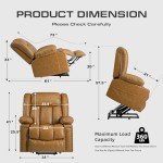 Petite Power Lift Recliner with Massage & Heat