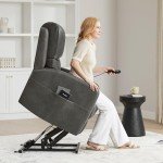 Electric Lift Recliner Chair with Massage & Heat