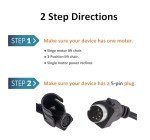 Lift Chair 2 Button Remote Control - Black