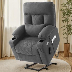 Power Lift Recliner Chair with Massage & Heat