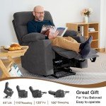 Power Lift Recliner Chair with Massage & Heat