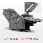 MCombo Power Lift Recliner Chair with Extended Footrest