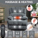 Large Power Lift Recliner with Massage & Heat