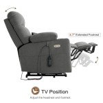 Power Lift Recliner Chair with Massage & Heat