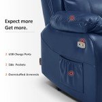 MCombo Petite Power Lift Recliner with Massage & Heat