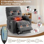 Power Lift Recliner Chair with Massage & Heat